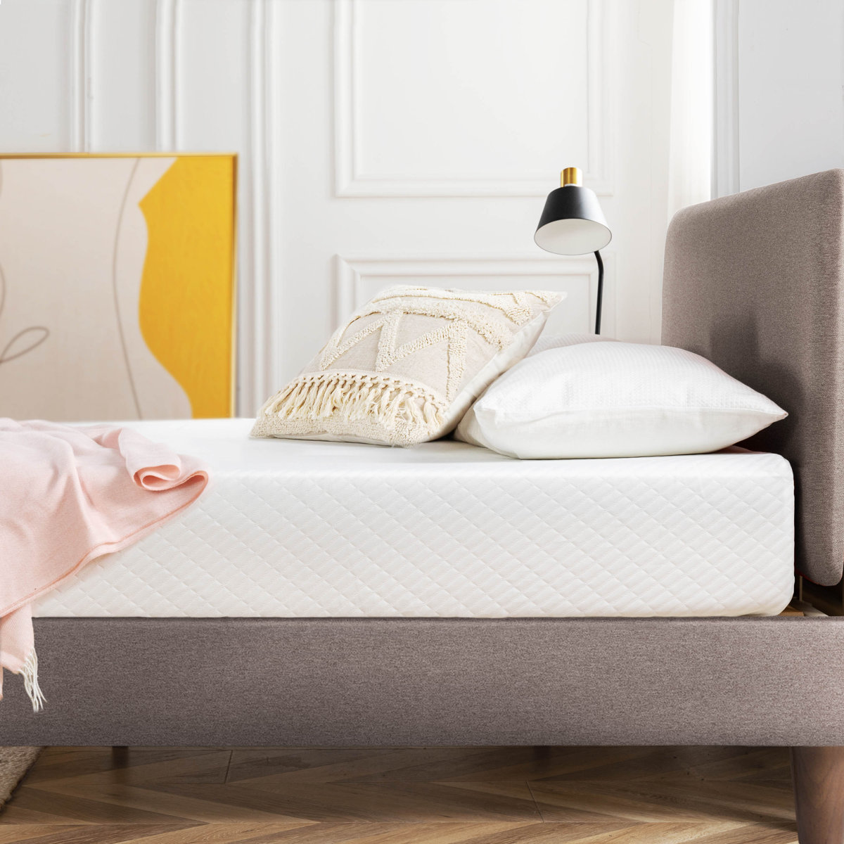 Queen/Full size Foam Mattress with bedbug protecting covers - photo 2