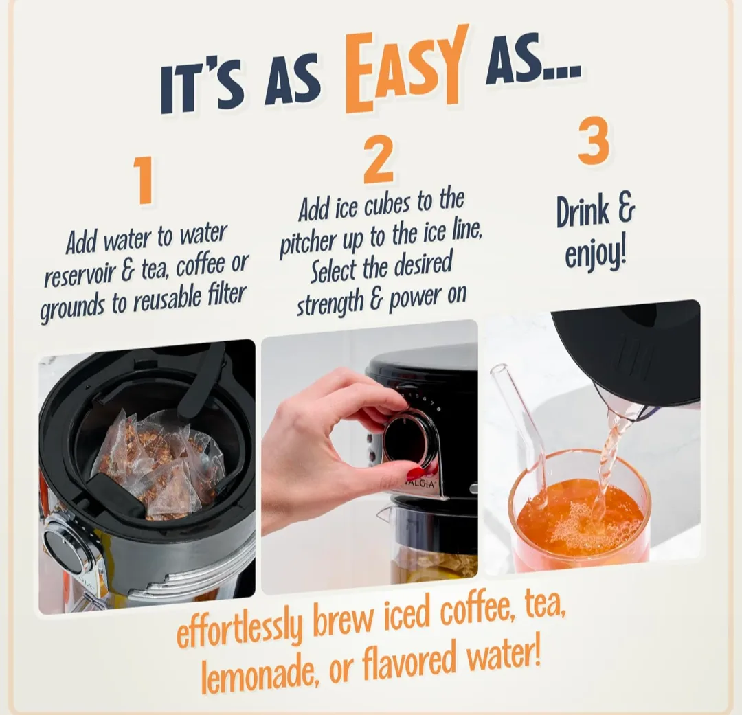 Nostalgia Iced Tea & Coffee Brewing System image indicator(4)