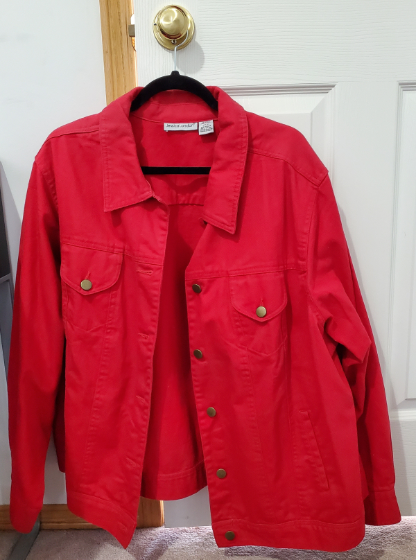 Jessica London Red Jacket Size 24