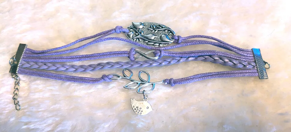 Purple Multi-Strand Bracelet thumbnail
