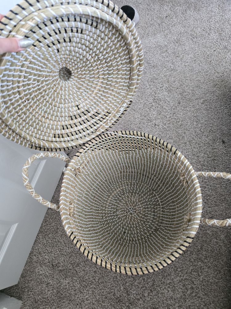 Woven Storage Basket with Lid - photo 3