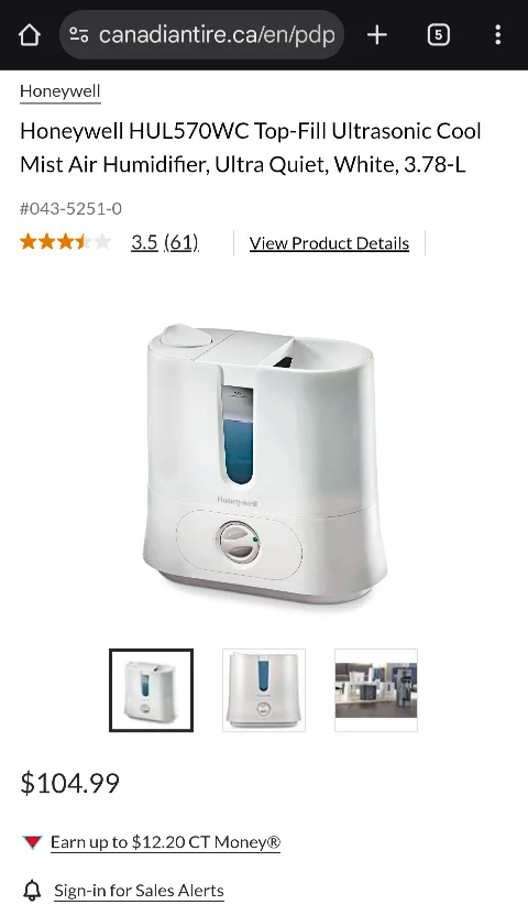 Honeywell Humidifier, no filter needed! image indicator(3)