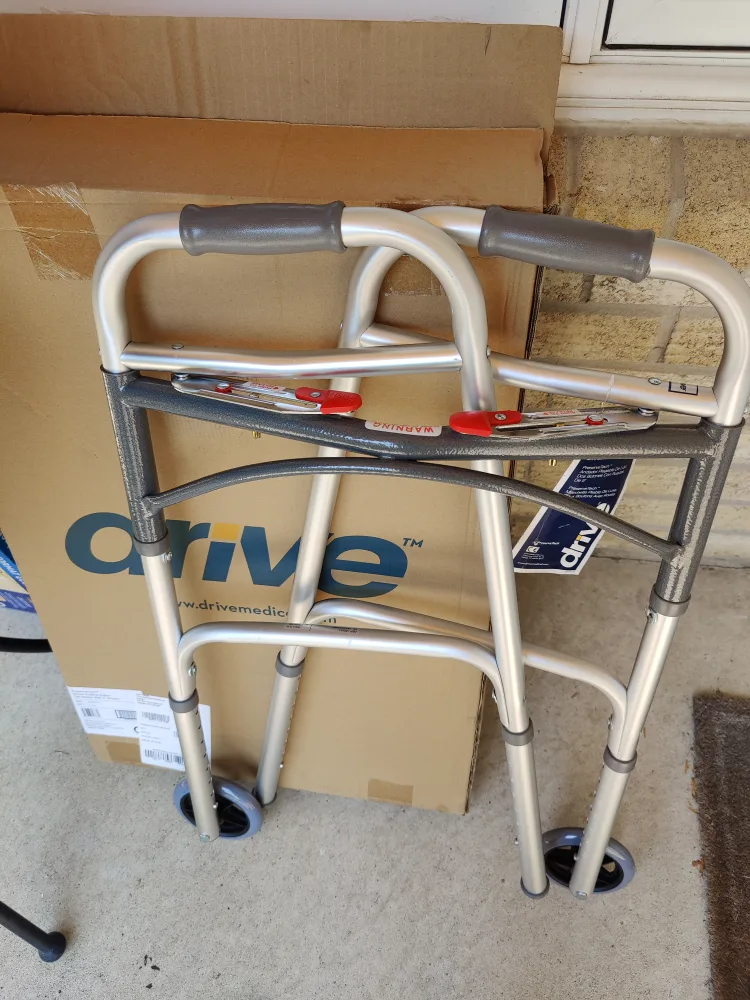 Drive Medical 2-Button Folding Walker image indicator(2)