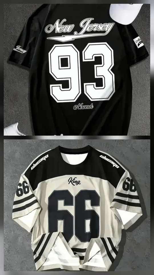 Men's Casual Short Sleeve Jersey Style Tops Size: Large thumbnail