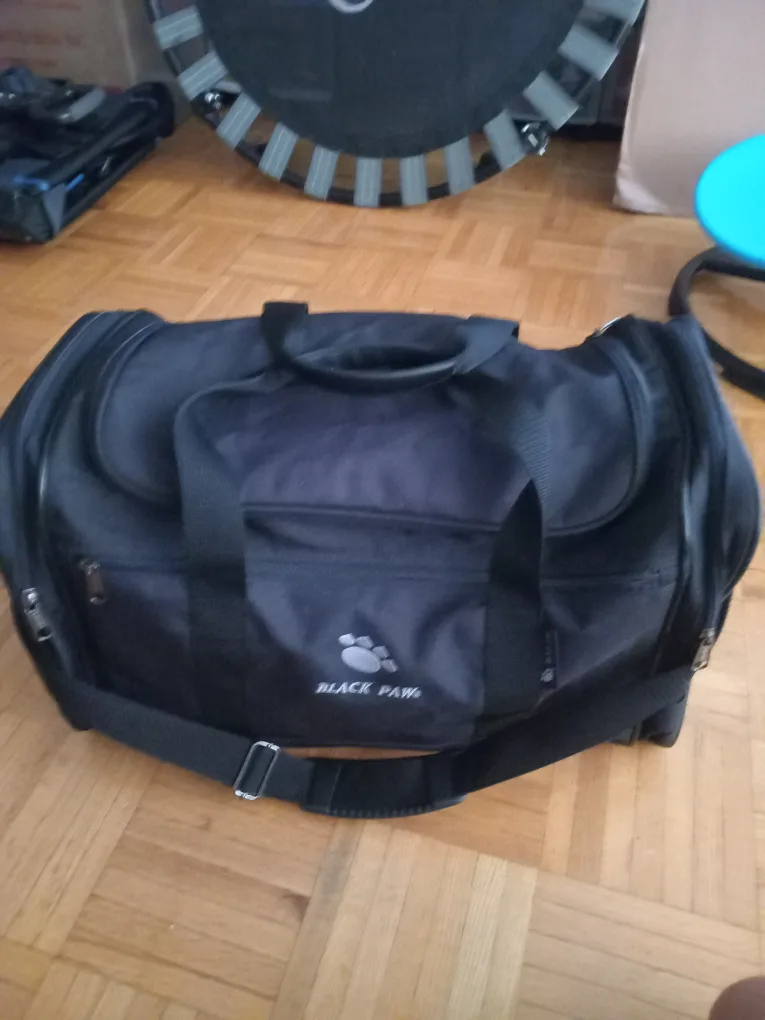 Black Paw Pet Carrier - Black thumbnail