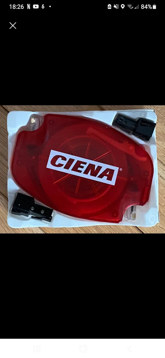Ciena Fiber Optic Cable Spool - Brand New! thumbnail