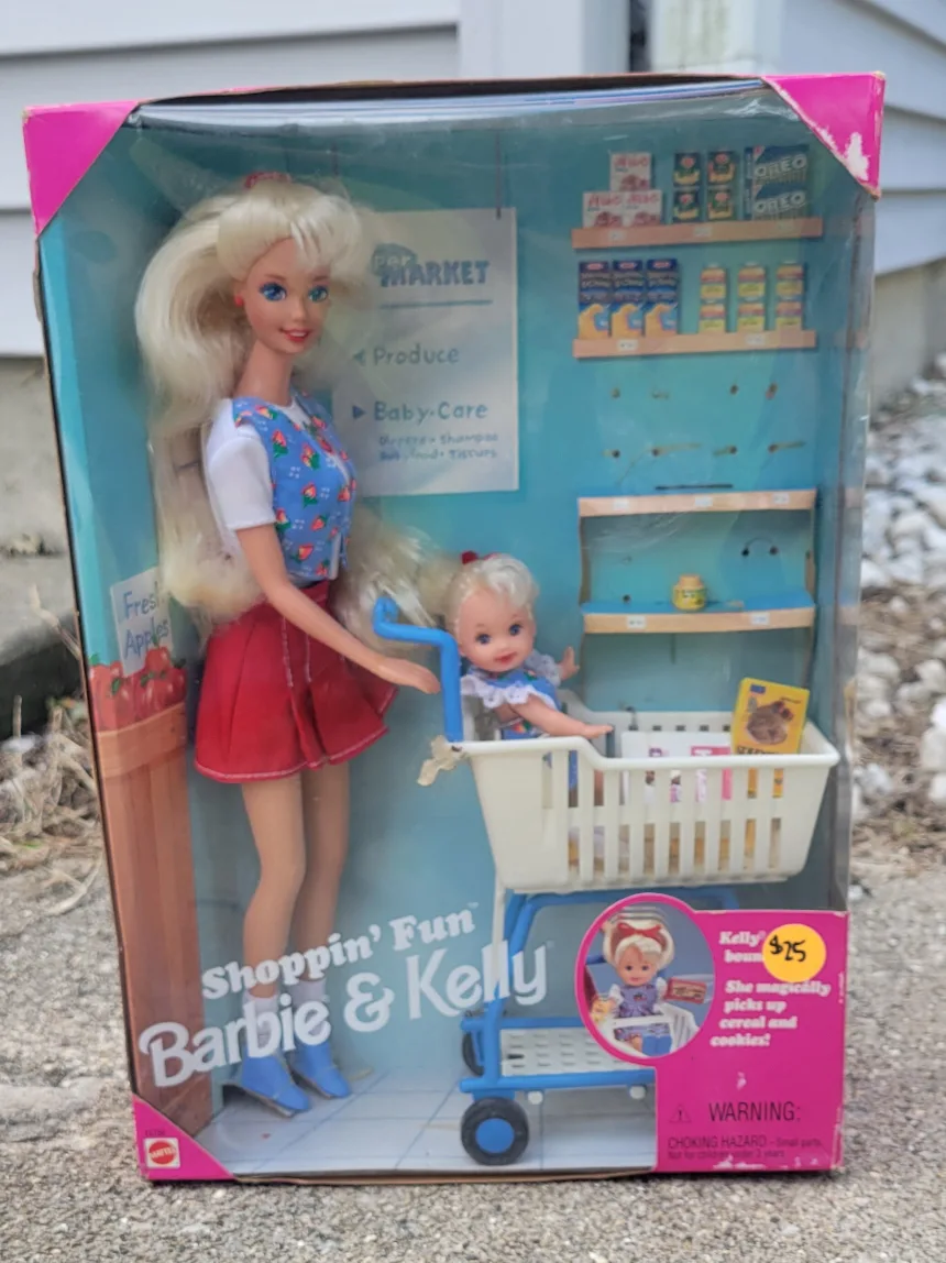 Shoppin' Fun Barbie & Kelly Playset thumbnail