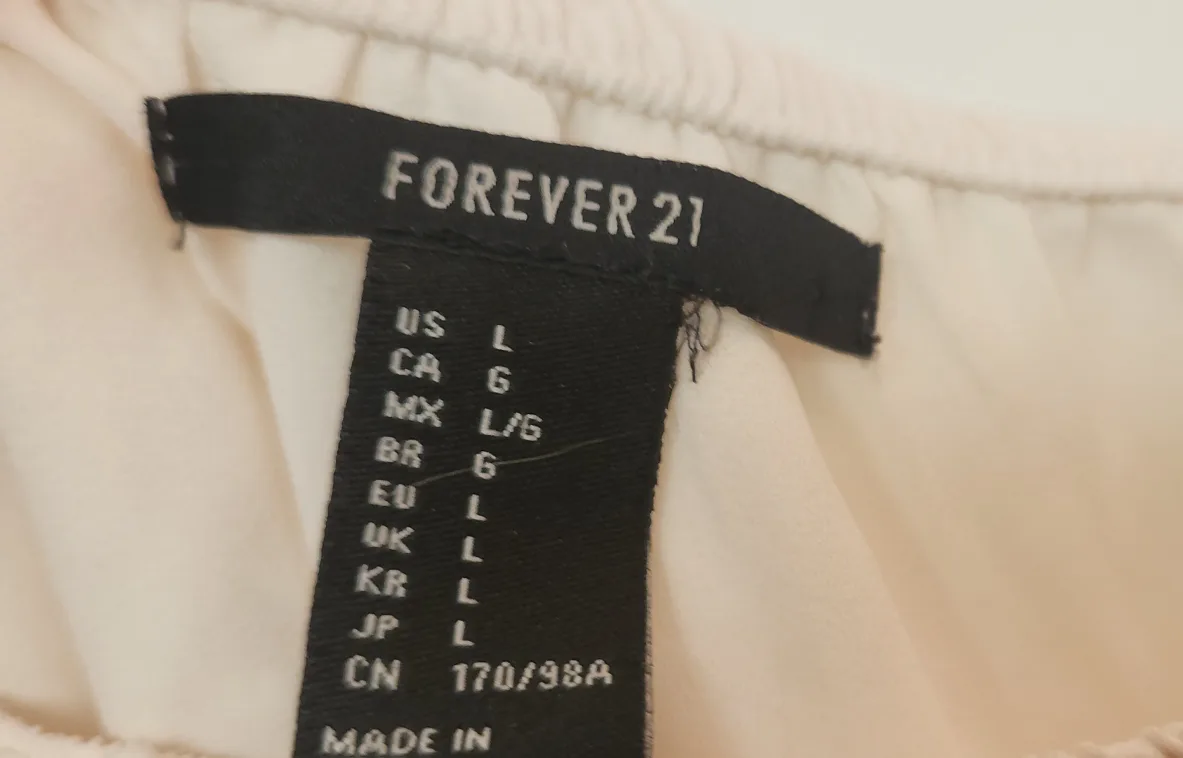 Forever 21 Lace Crop Top - Size L image indicator(3)