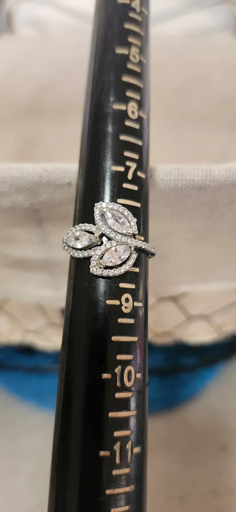 Charmed Aroma Sterling Silver Ring with Marquise thumbnail