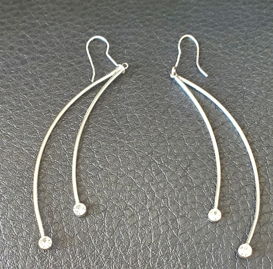 Silver Tone Earrings - Two Pairs image indicator(2)
