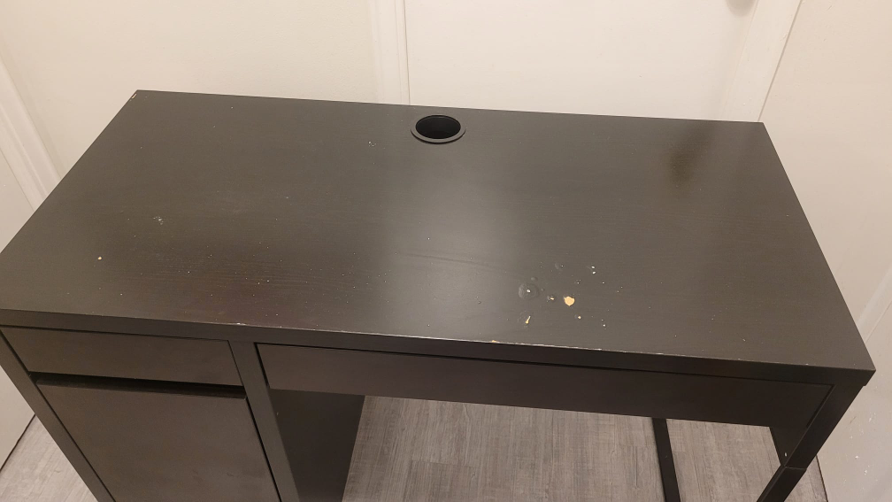 Dark Brown computer desk from Ikea - photo 3