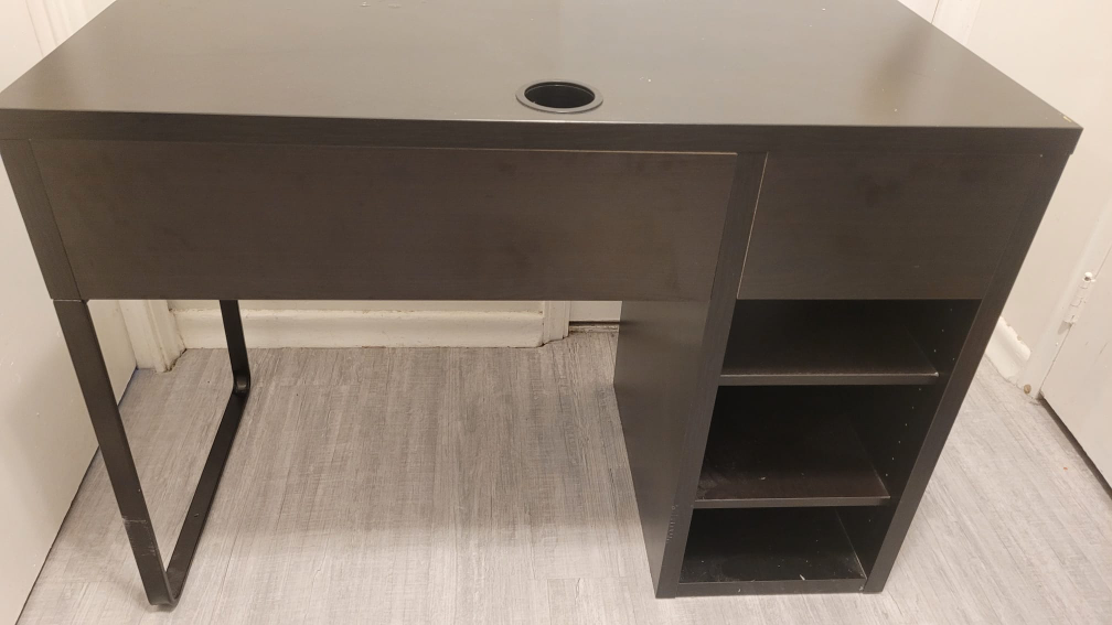 Dark Brown computer desk from Ikea - photo 4