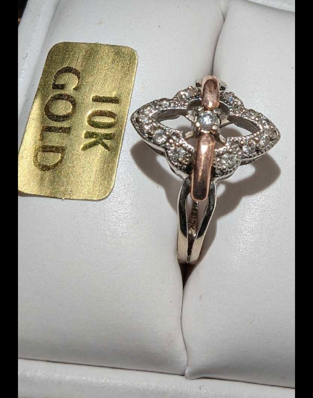10K Gold Canadian Diamonds engagement ring
