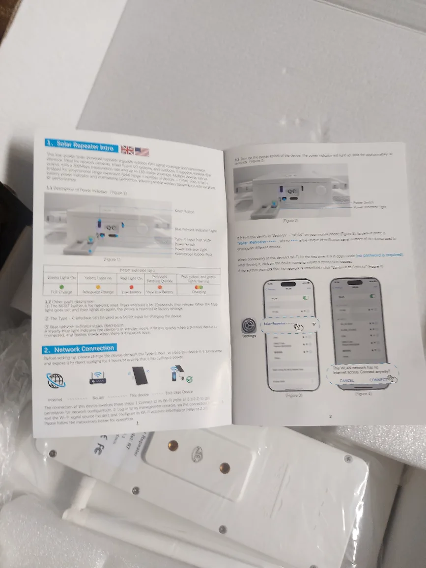 Varsity Solar WiFi Repeater - New in Box image indicator(5)