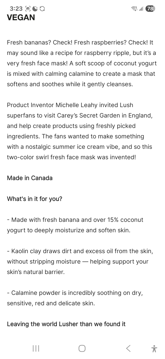 Lush Mrs. Whippy Face Mask - photo 2