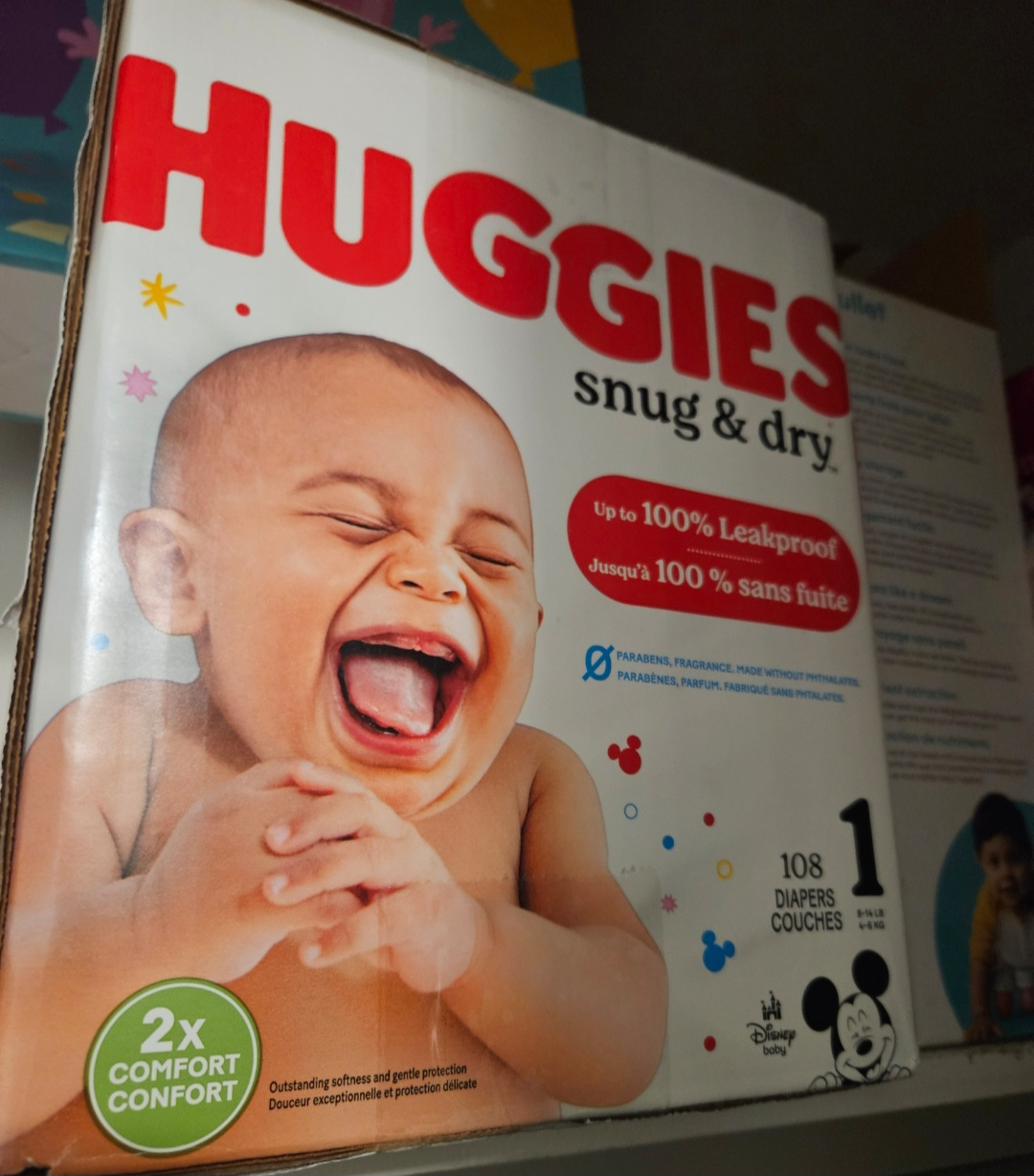 Huggies Snug & Dry Diapers - Size 1