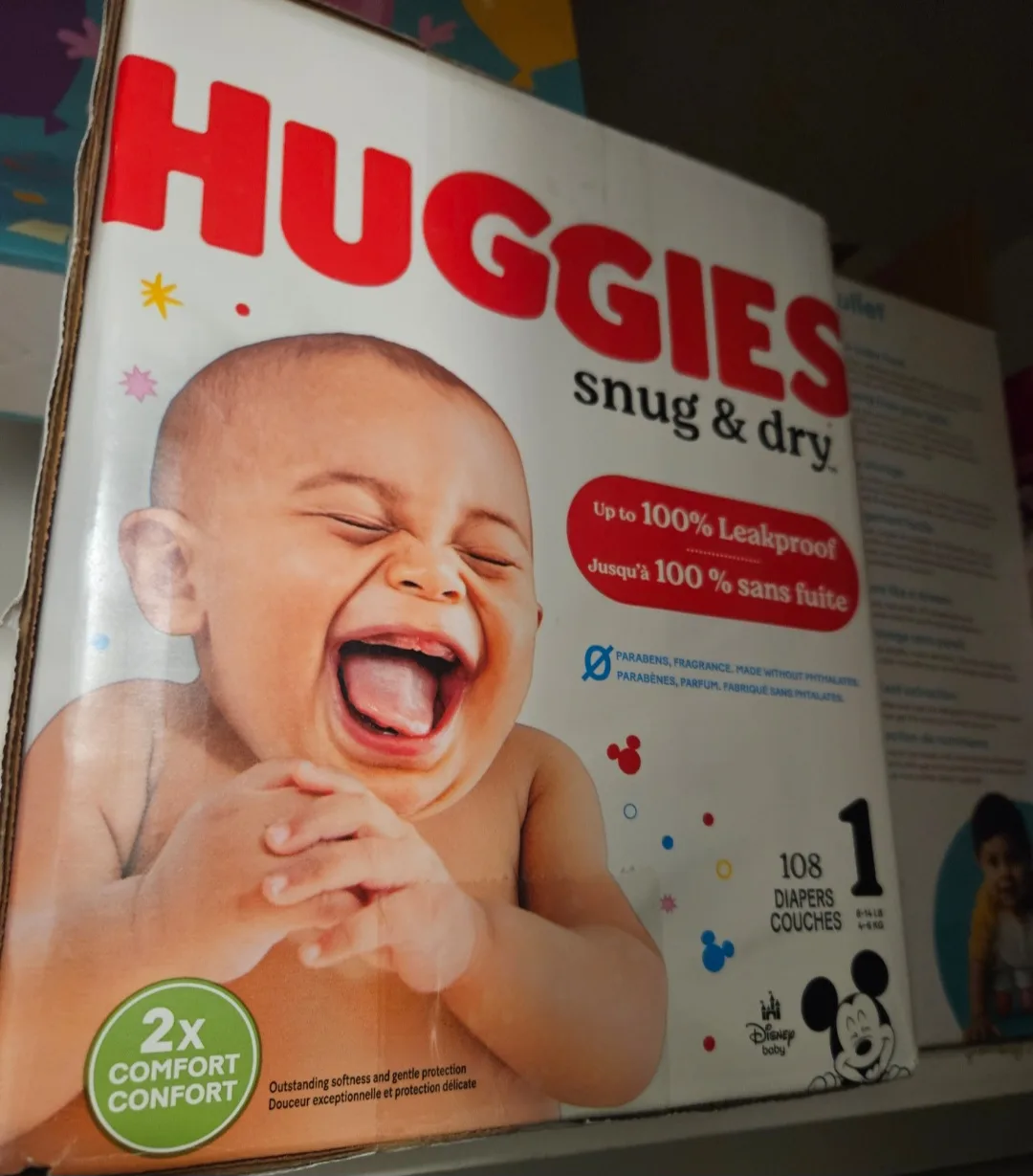 Huggies Snug & Dry Diapers - Size 1 thumbnail