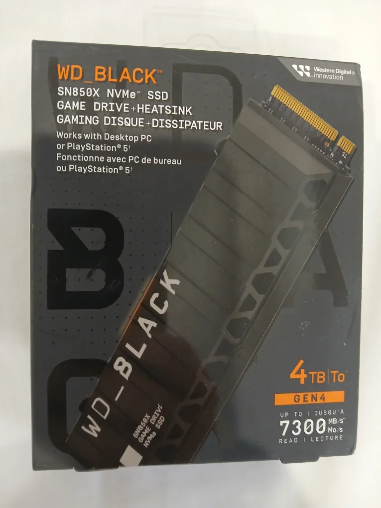 WD_BLACK SN850X 4TB NVMe SSD - New thumbnail