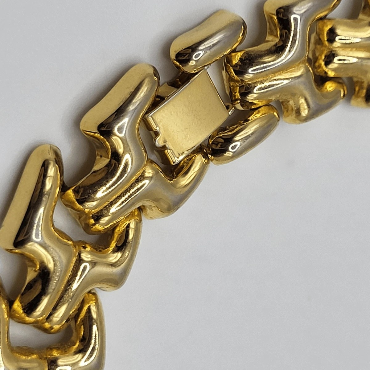 Gold Tone Link Necklace - photo 3