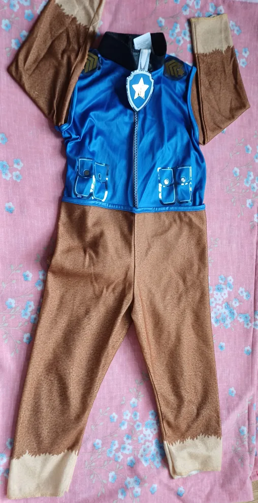 Halloween costume - Paw Patrol Chase Costume with Backpack