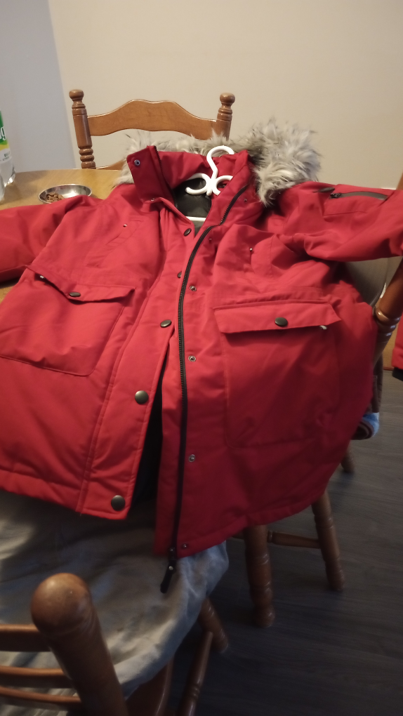 Ladies Red Winter Jacket
