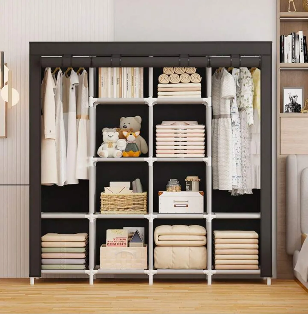 Portable Wardrobe Closet Organizer thumbnail