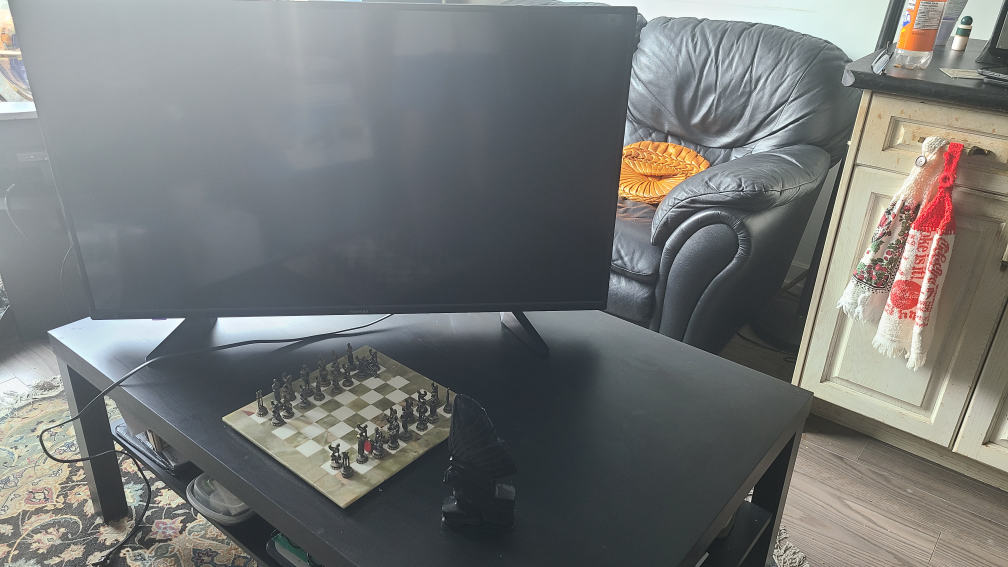 Black Coffee Table with Shelf