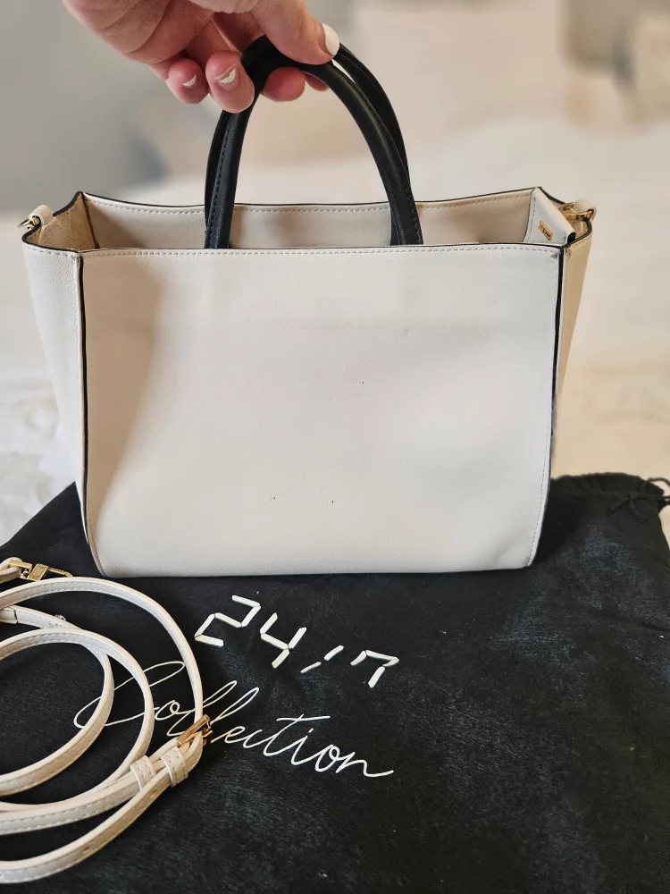 Elisabetta Franchi White & Black Handbag image indicator(3)