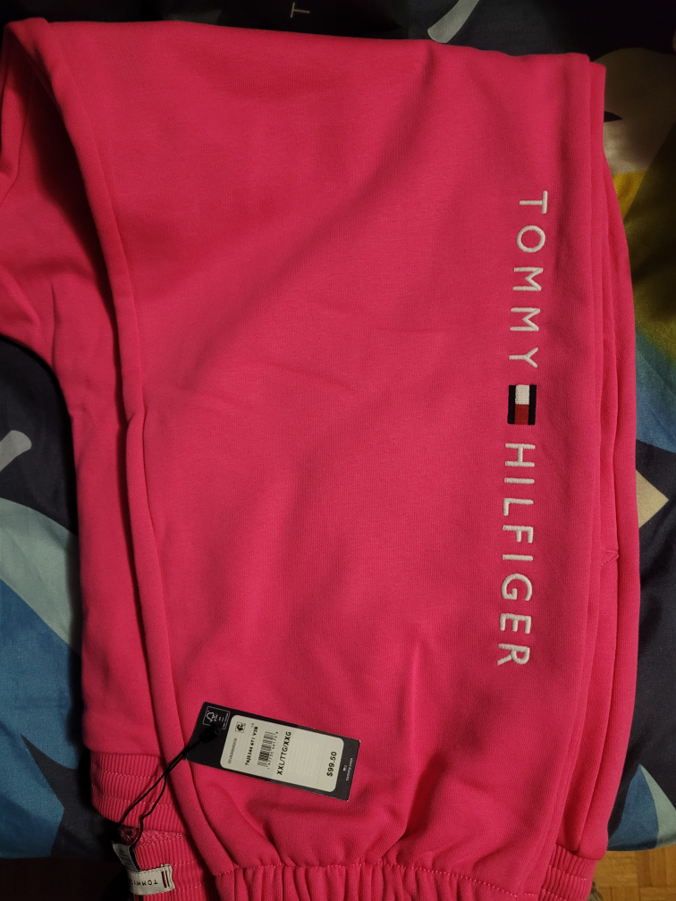 Tommy Hilfiger Pink Sweatpants - Size XXL