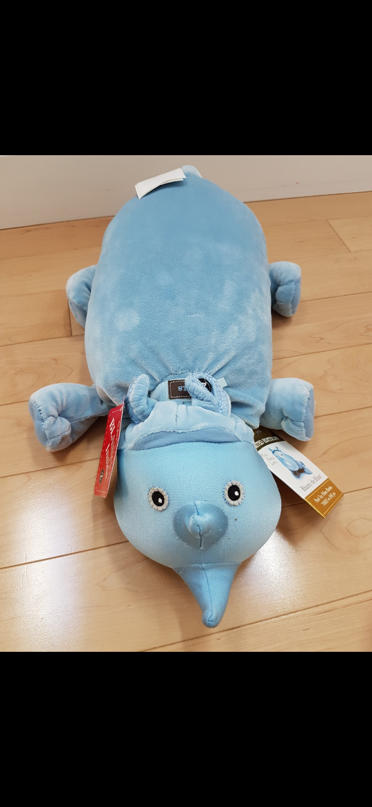Zoobie Pets Rhaxmi the Rhino Plush Toy, Pillow, Blanket