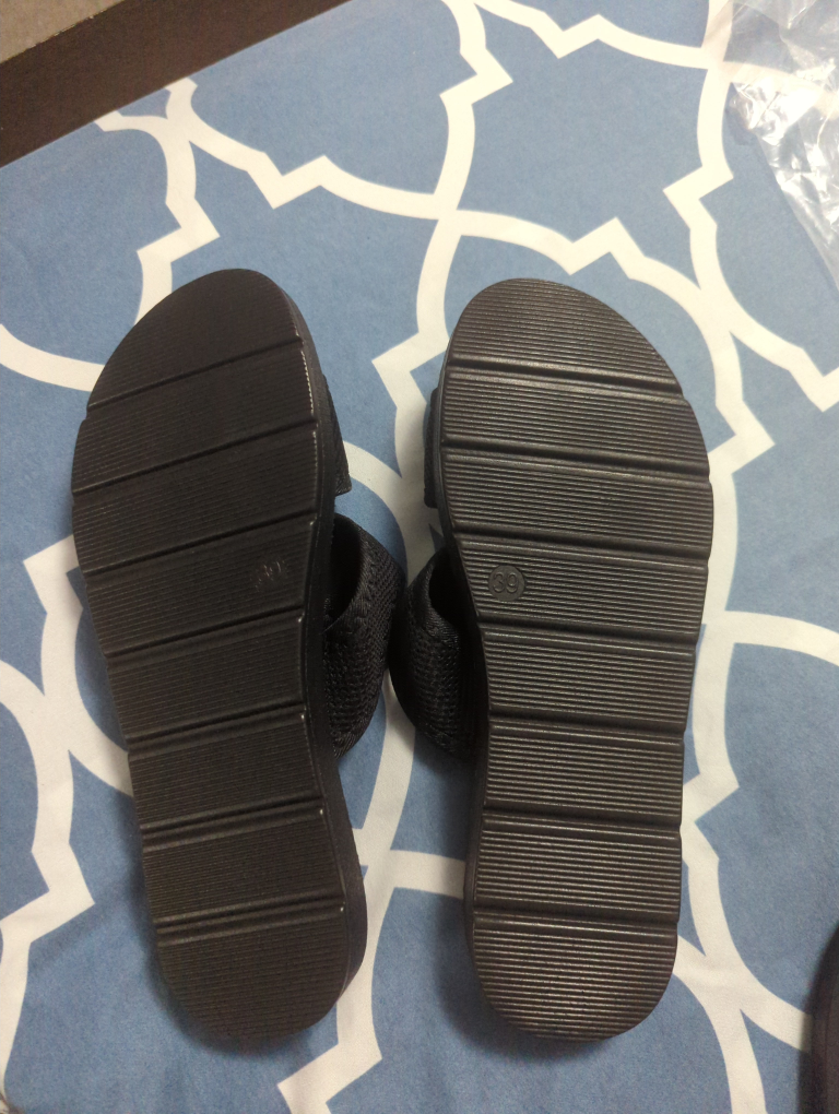 Black Fashion Sandals - Size 39 - photo 2