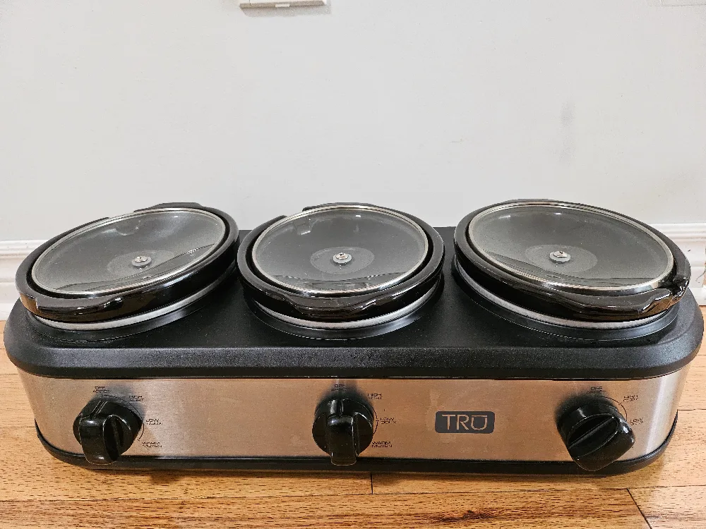 TRU Triple Slow Cooker thumbnail