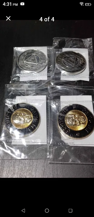 Grateful I'm Alive AA Medallion image indicator(3)