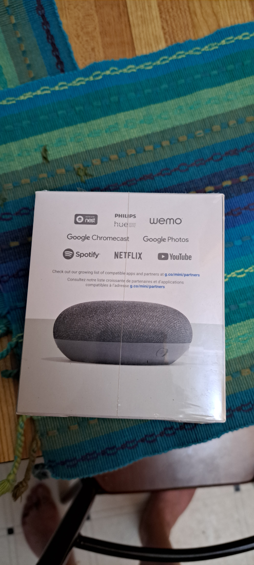 New Google Home Mini Charcoal - photo 2