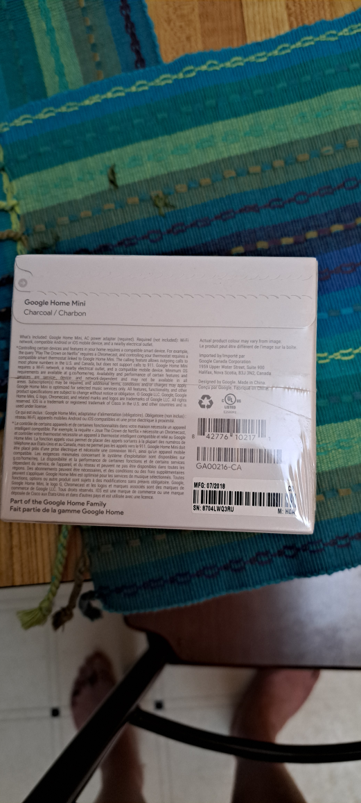 New Google Home Mini Charcoal - photo 4