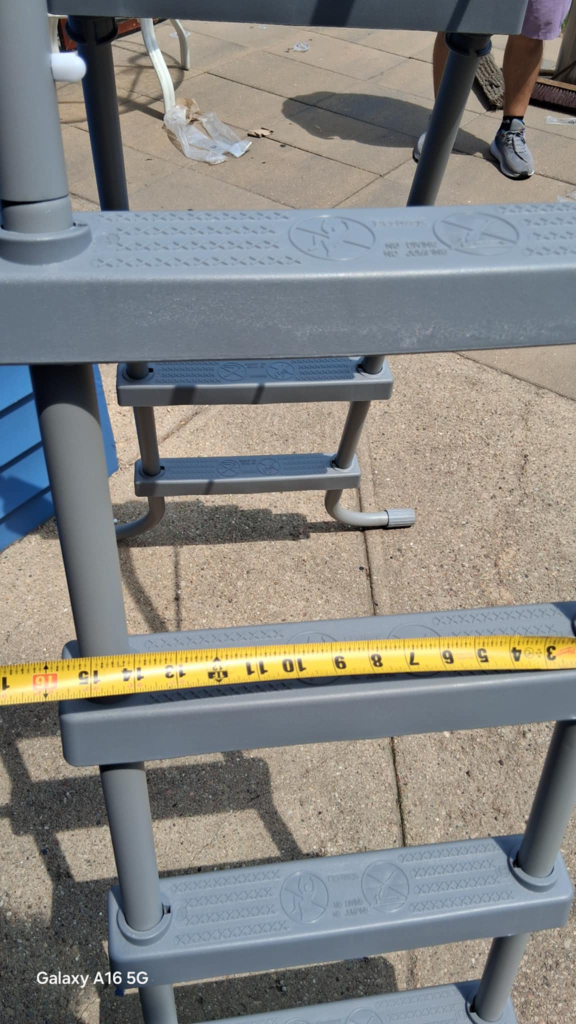 Pool Ladder - Gray - photo 3