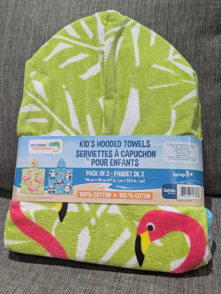 Brand New Kid's Hooded Towels (Pack of 2) image indicator(2)