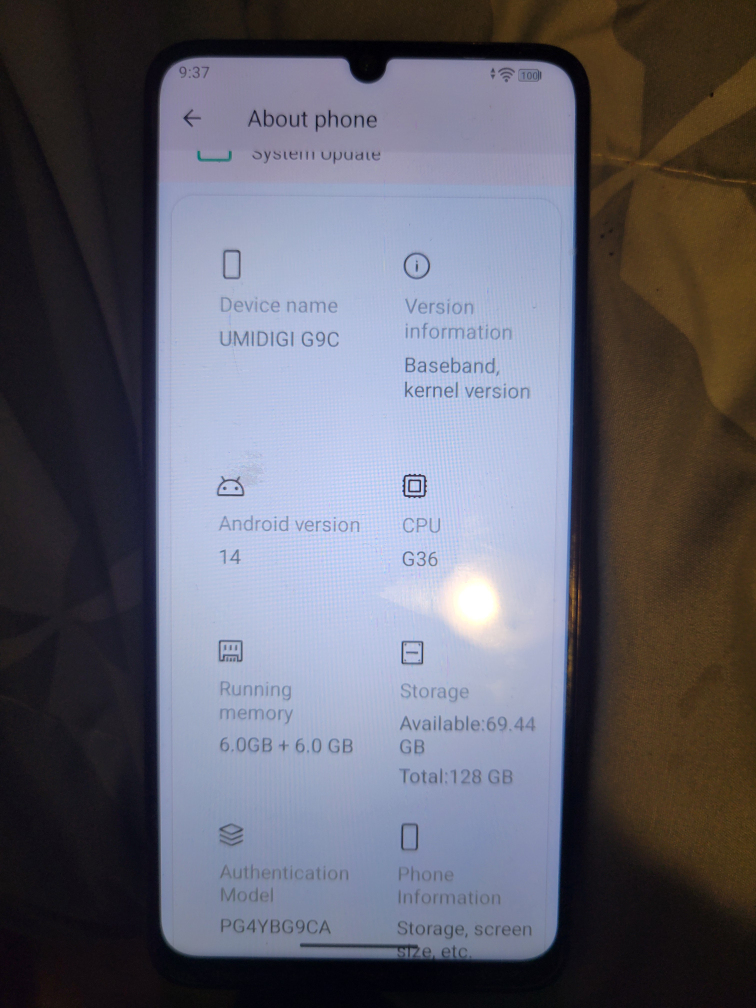 UMIDIGI G9C Smartphone - 128GB Storage - photo 4