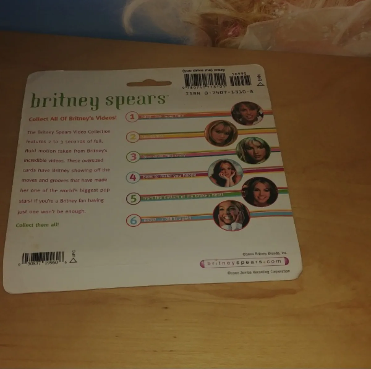 Britney Spears You Drive me Crazy Collectible Video Motion Card image indicator(2)