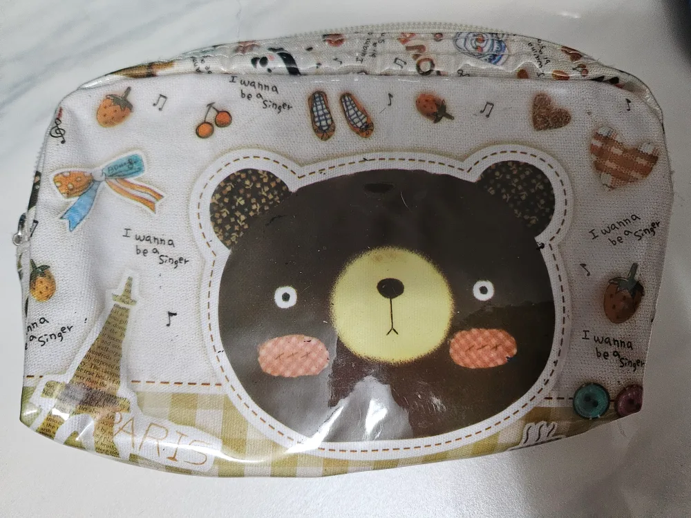 Cute Panda Bear Cosmetic Pouch image indicator(2)