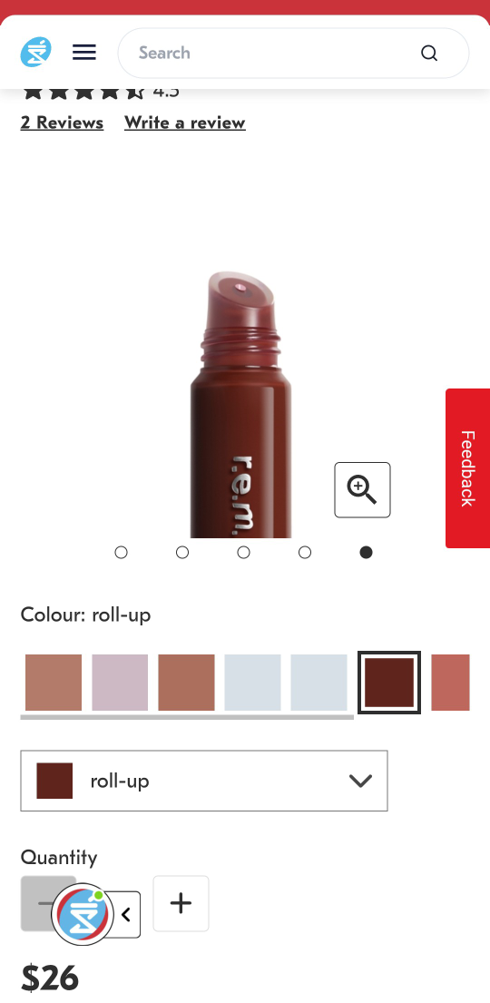 r.e.m. beauty Plumping Lip Oil - Roll Up