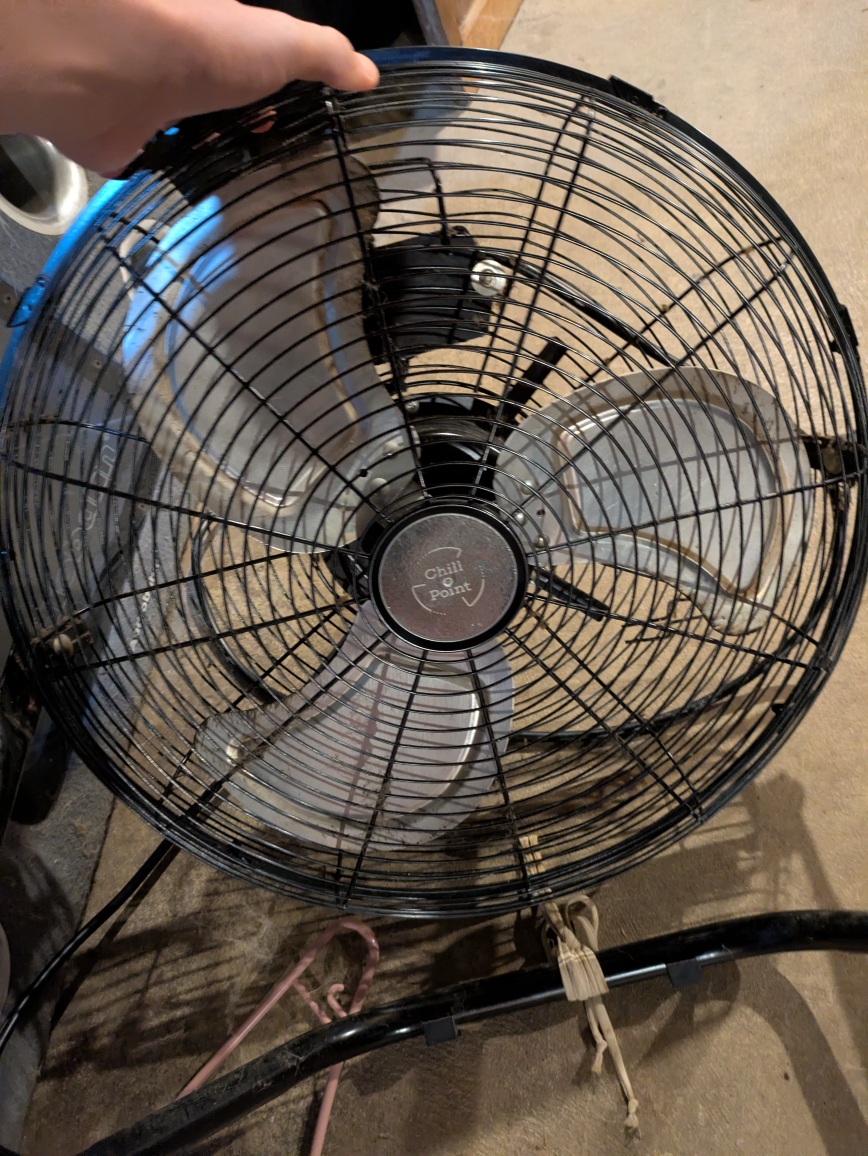Chill Point Floor Fan - Black