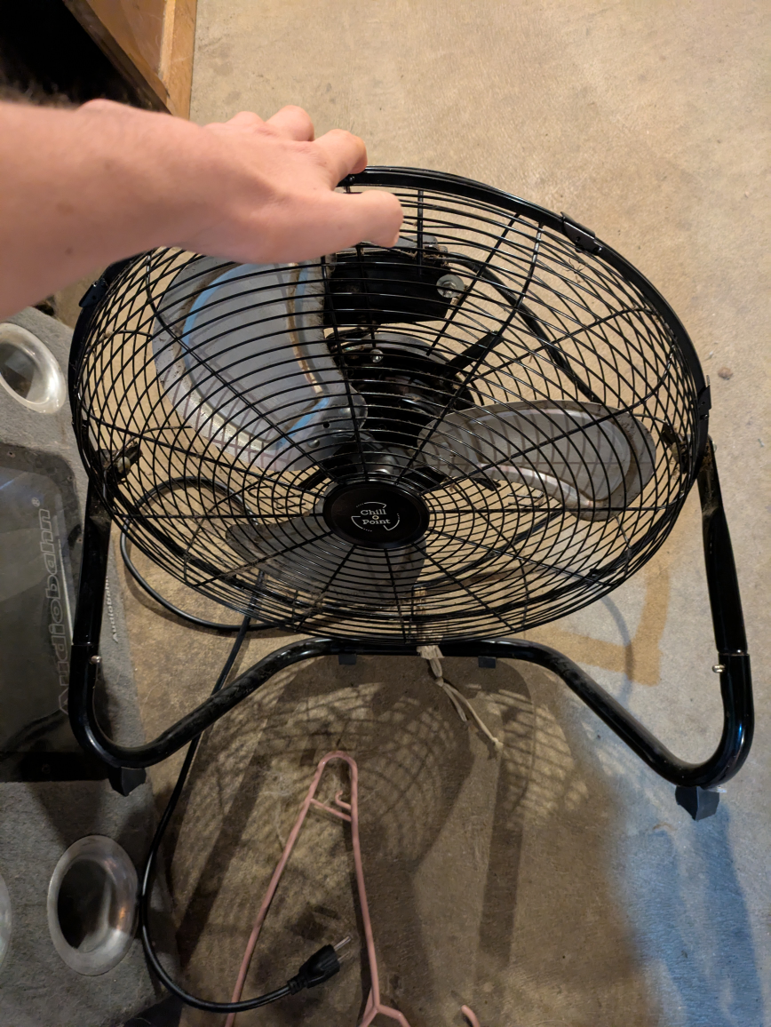 Chill Point Floor Fan - Black - photo 2