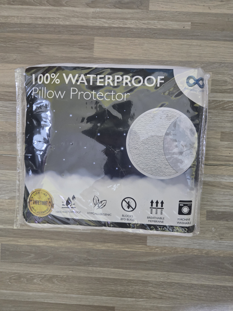 Everlasting Comfort 100% Waterproof Pillow Protector - Standard