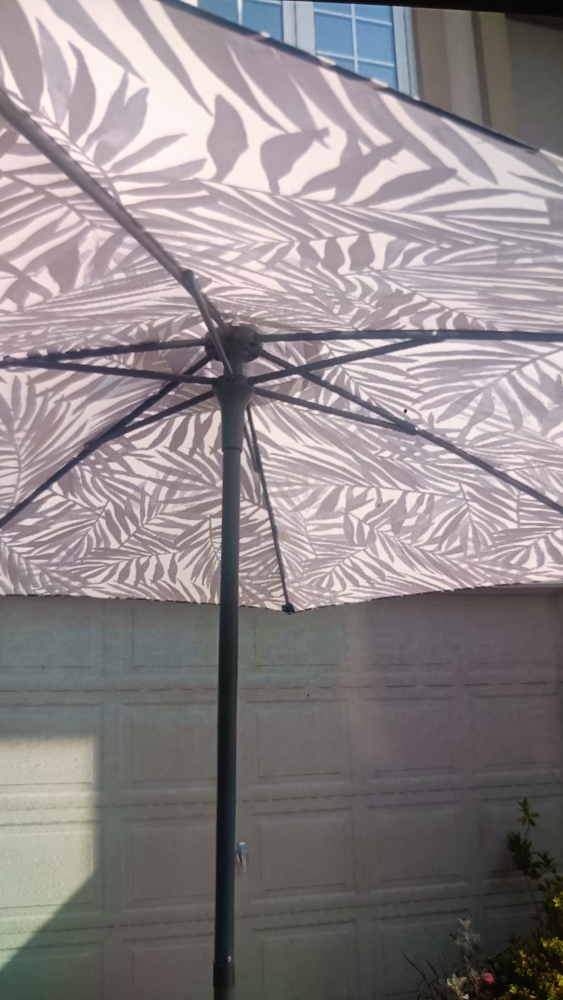 Patio Umbrella - Leaf Pattern - photo 2