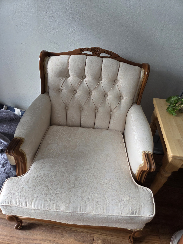 Antique Style Sofa and Armchair Set