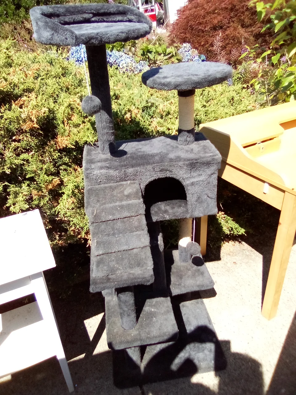 Used Cat Tree - Dark Blue thumbnail
