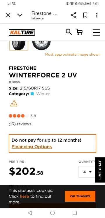 Set of Winter Tires Firestone image indicator(7)