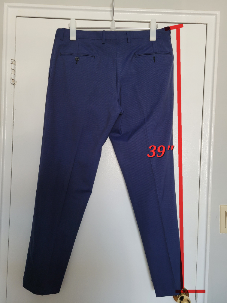 Stonehouse Men's Navy Blue Suit Jacket and Trouser - photo 3