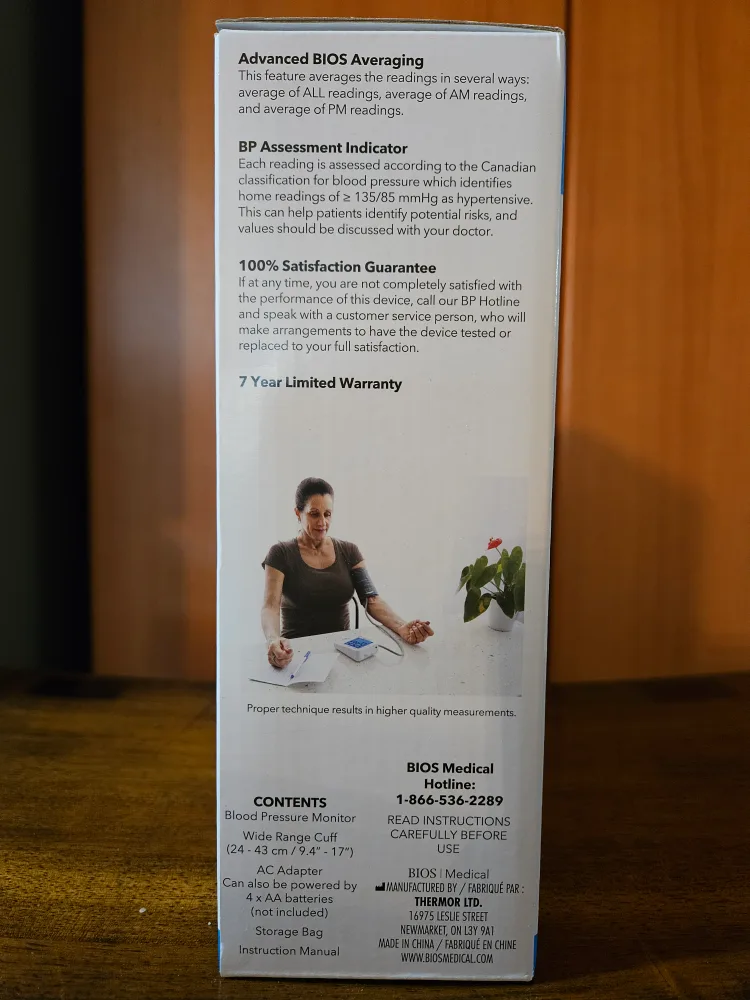 BIOS Diagnostics Blood Pressure Monitor - Easy Read image indicator(2)